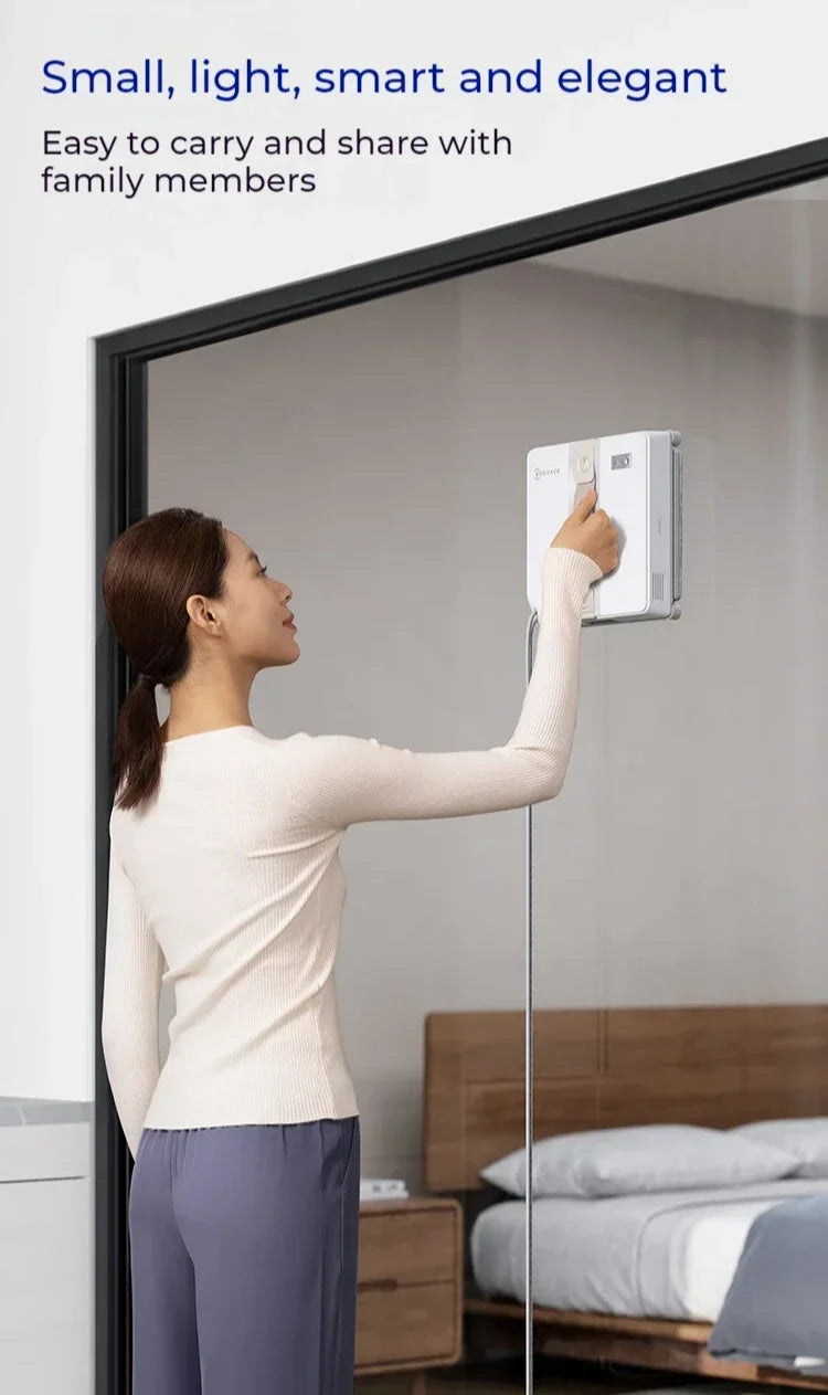 Robot Lavavetri ECOVACS WINBOT AIR MINI - Aspirazione 8000Pa per Finestre Perfette