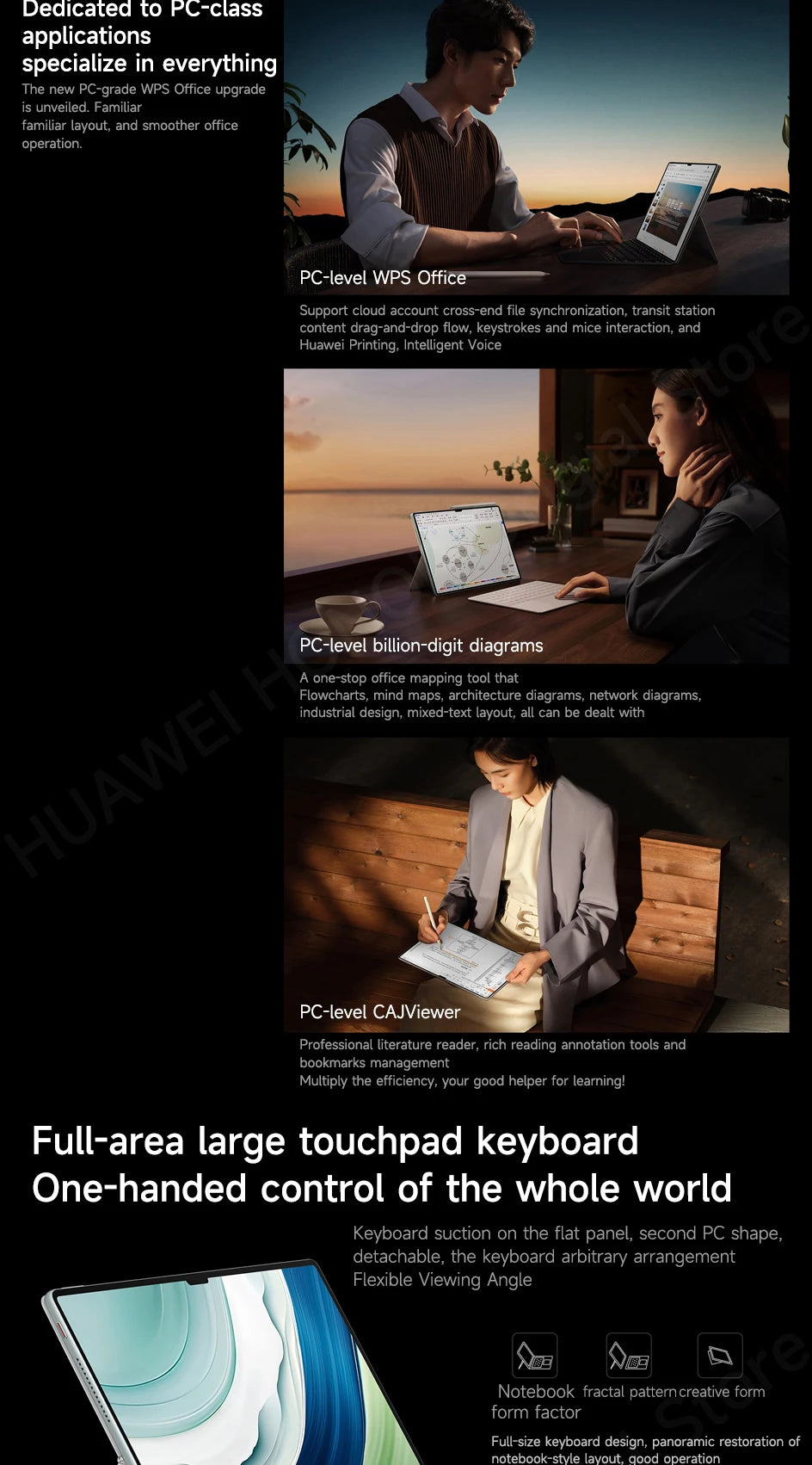 HUAWEI MatePad Pro 13.2" Tablet OLED 2.8K 144Hz - 16GB RAM 1TB, WiFi/LTE, M-Pencil