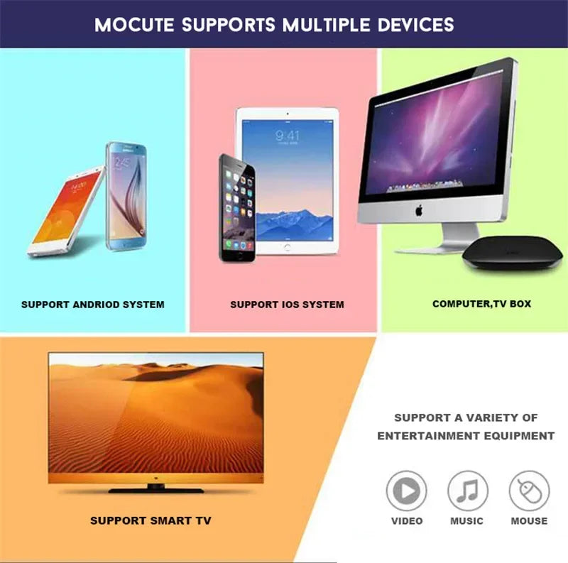 VR Shinecon 10.0 - Visore Realtà Virtuale 3D per Smartphone con Cuffie Integrate