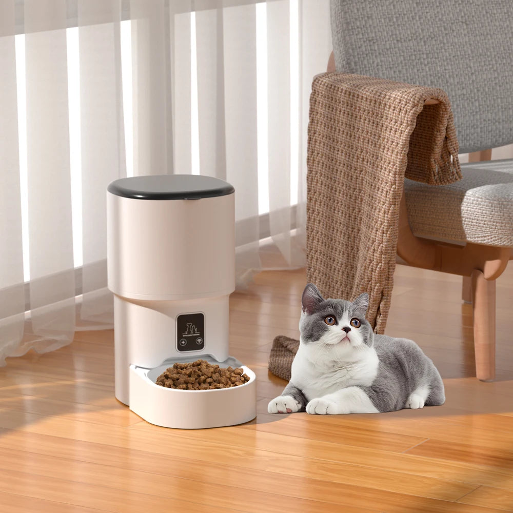 Distributore Automatico Cibo per Gatti e Cani WiFi 4L - Programmabile con App e Timer