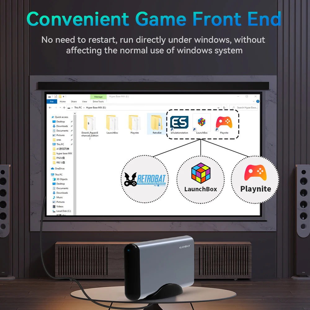 Console Retro Gaming Portatile 6TB - 65000+ Giochi 3D/AAA/Retro per PS5/PS4/PS3/PS2/Xbox/Switch