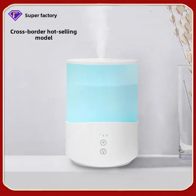 Umidificatore Ultrasonico 2.5L con Aromaterapia - Nebulizzazione Silenziosa per Casa e Ufficio