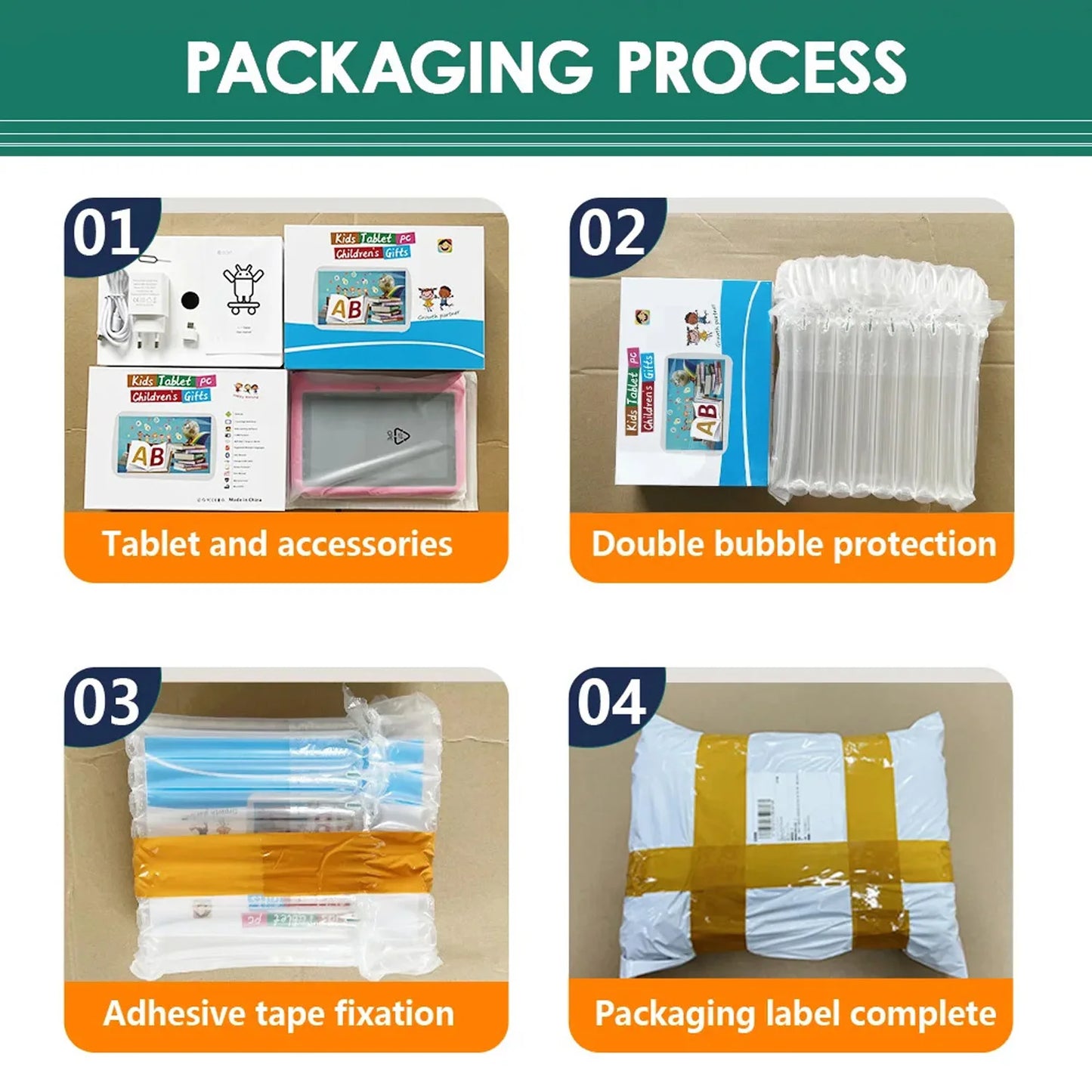 Tablet per Bambini 7" Android 13 - 4GB RAM 64GB ROM, WiFi 5G, Dual Camera, Educativo