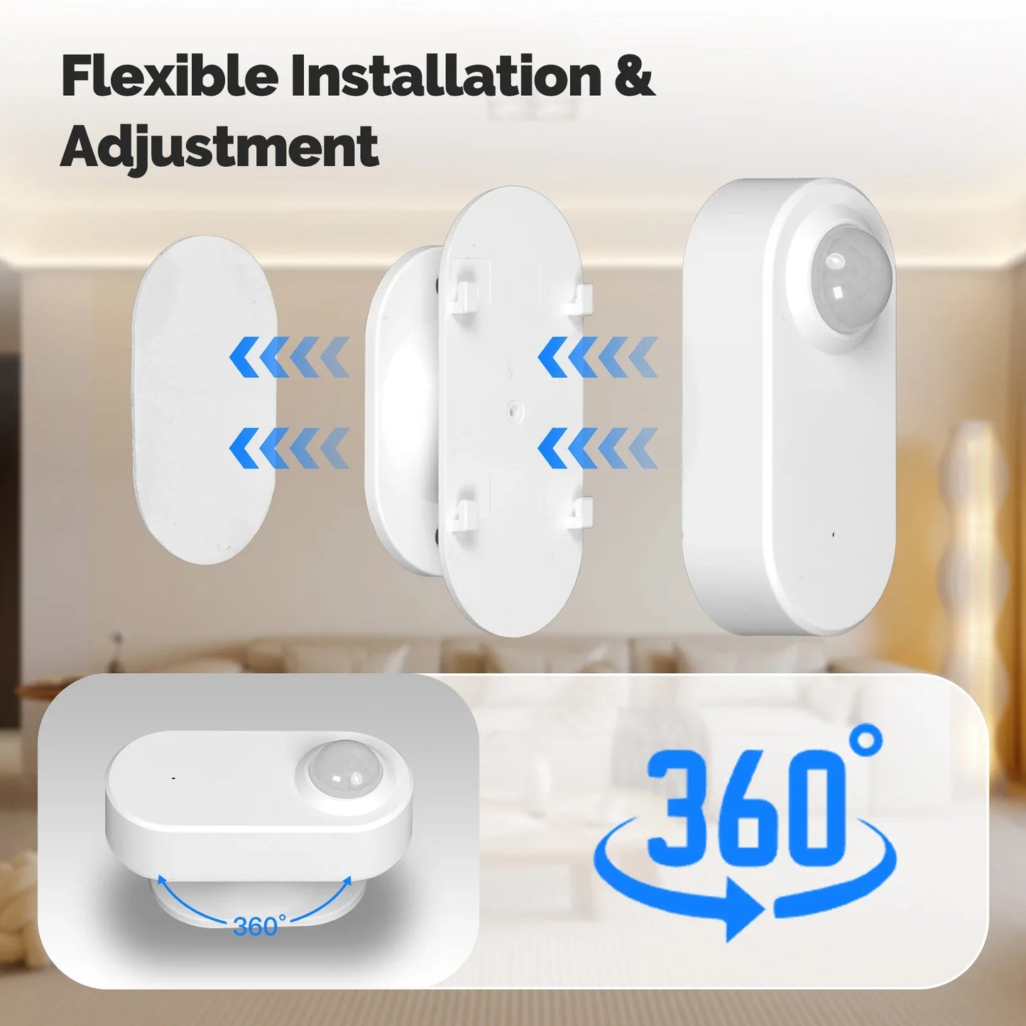 Sensore di Presenza MOES Zigbee 3.0 Radar mmWave 24GHz con PIR - Rilevamento Movimento e Presenza Statica Tuya