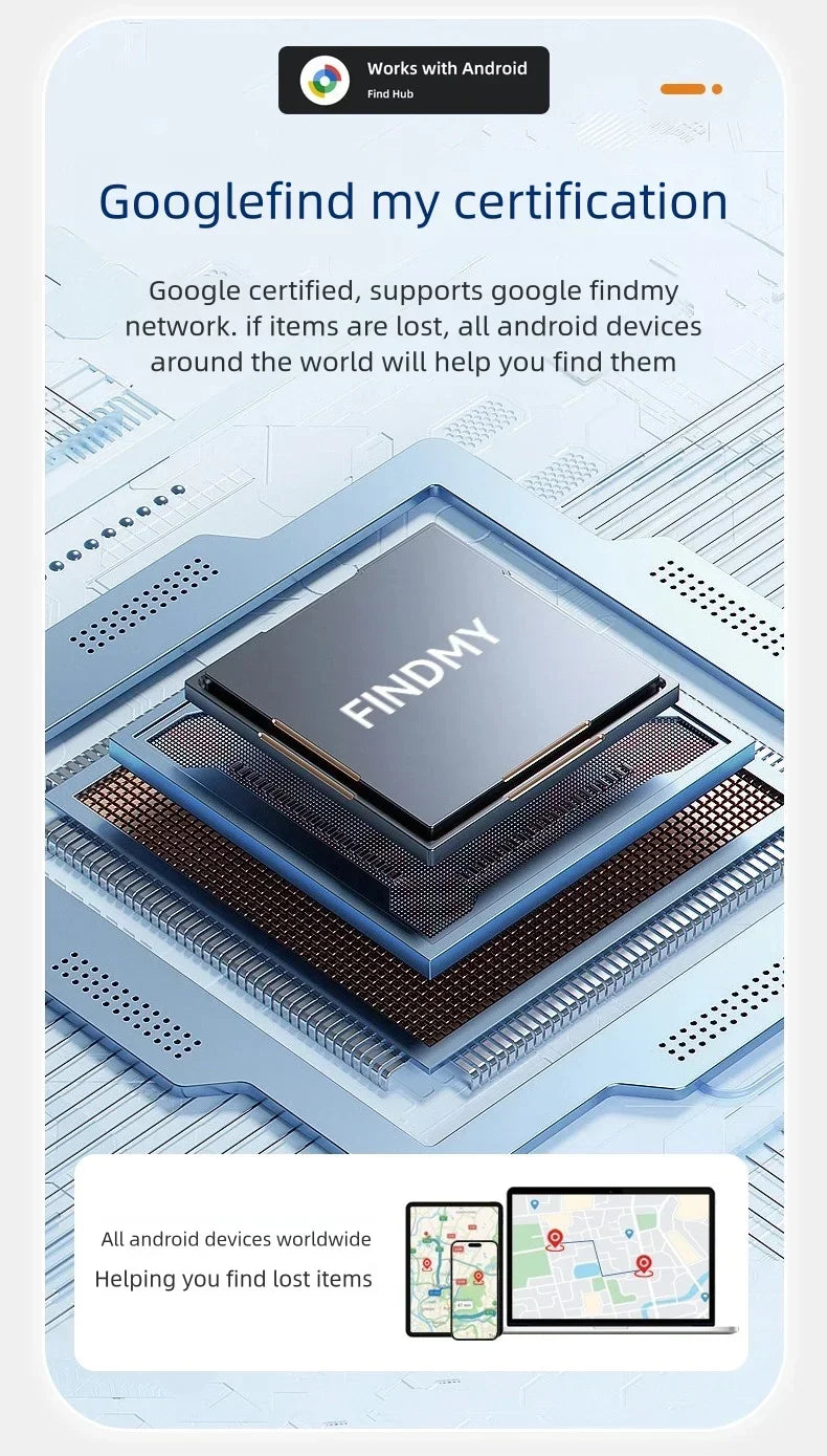 Localizzatore GPS Smart per Animali - Tracker Bluetooth Anti-Smarrimento iOS/Android