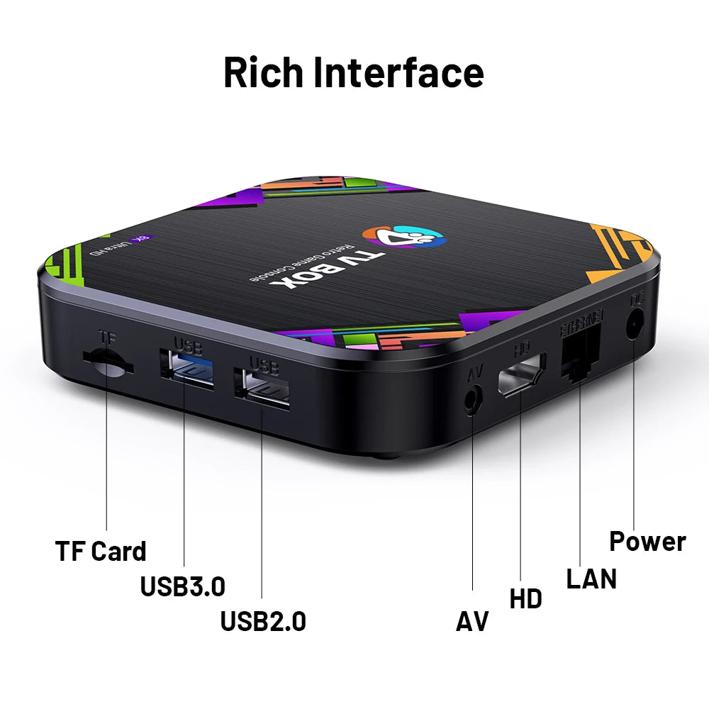 Console Retro Gaming KINHANK X8 - 30000 Giochi PS1/PSP/DC/N64/MAME con Uscita 8K HD