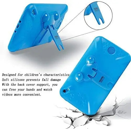 Tablet per Bambini Android 10.0 E98 7" - 1GB RAM 16GB ROM con Custodia Silicone e Doppia Fotocamera