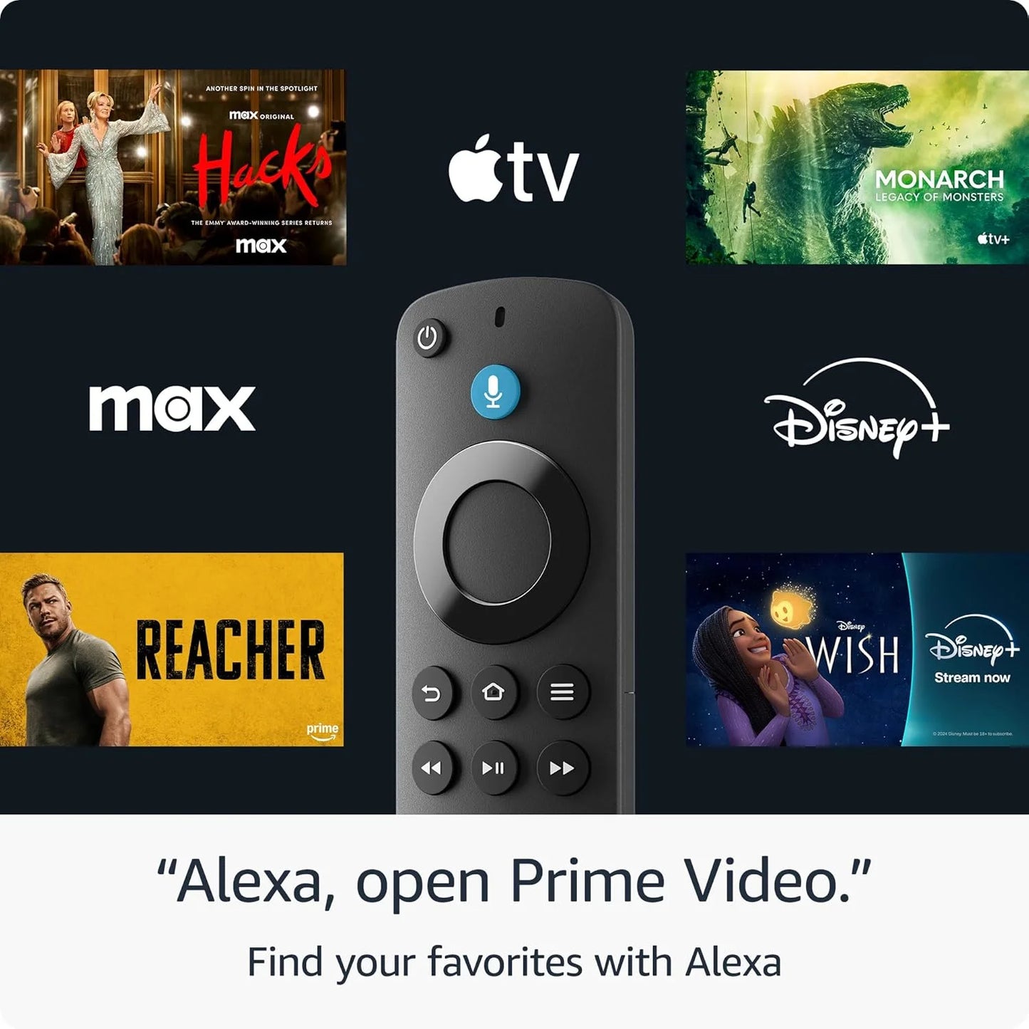 Amazon Fire TV Stick HD - Streaming TV in HD, Alexa Voice Remote, Controlli Smart Home