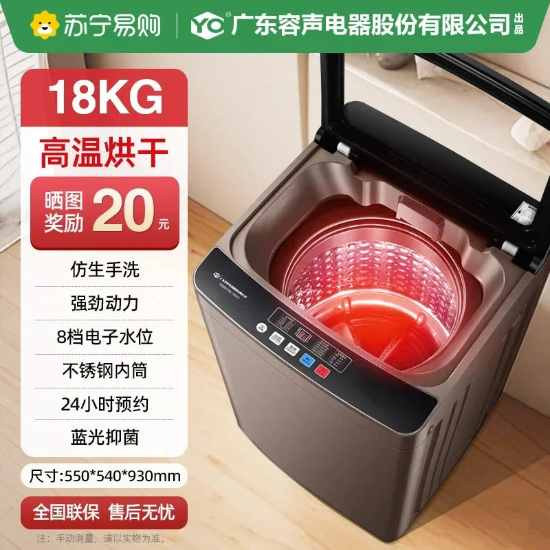 Lavatrice Automatica a Carica Dall'Alto 10-20KG - Lavaggio e Asciugatura Integrati