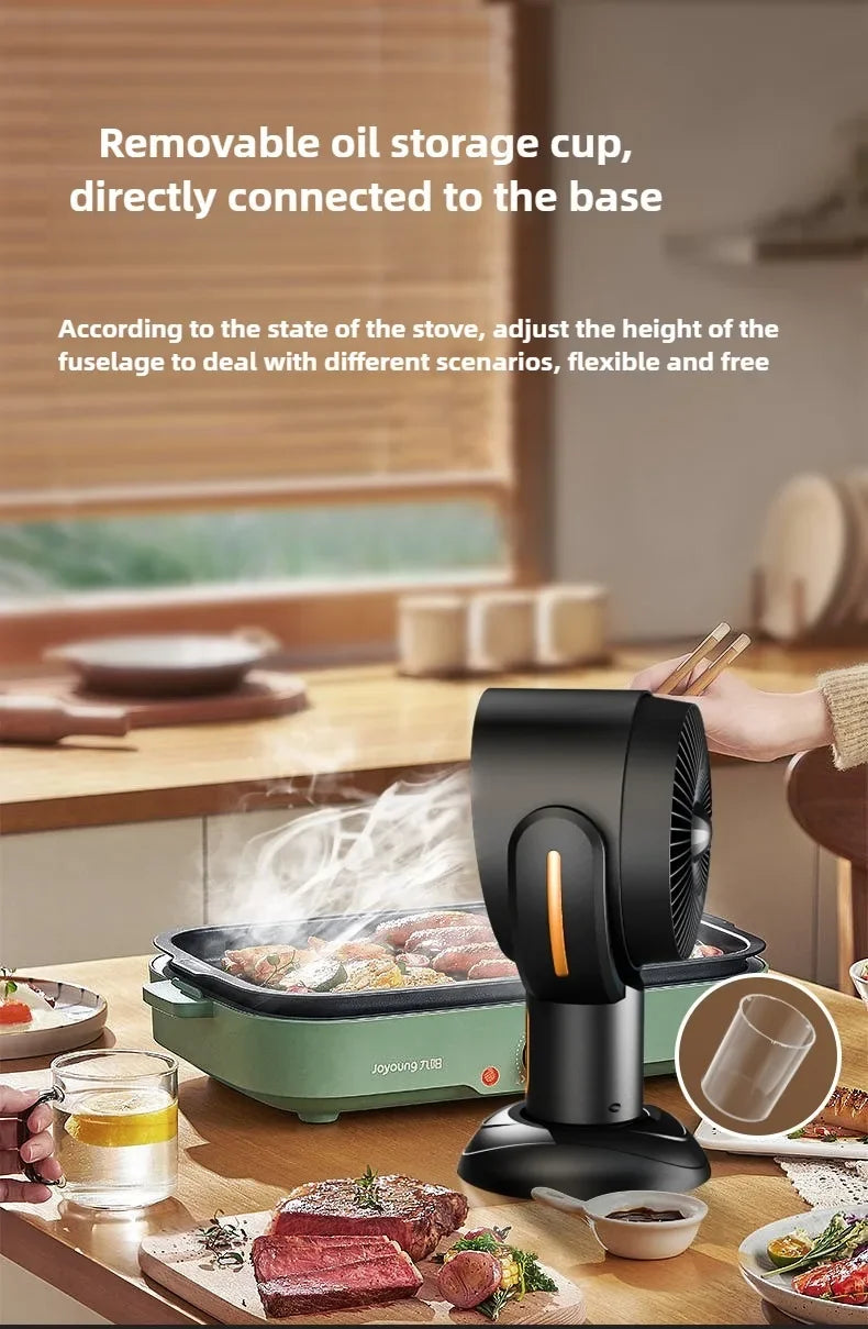 Mini Cappa Aspirante da Tavolo TINSOL - Purificatore Aria con Sterilizzazione e Ricarica USB