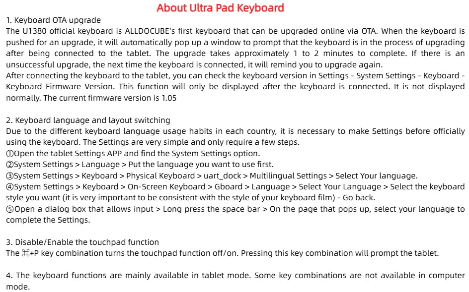 ALLDOCUBE Ultra Pad 13" Tablet 2.8K 144Hz - Snapdragon 7+Gen3, 18GB RAM, 256GB ROM, Android 15