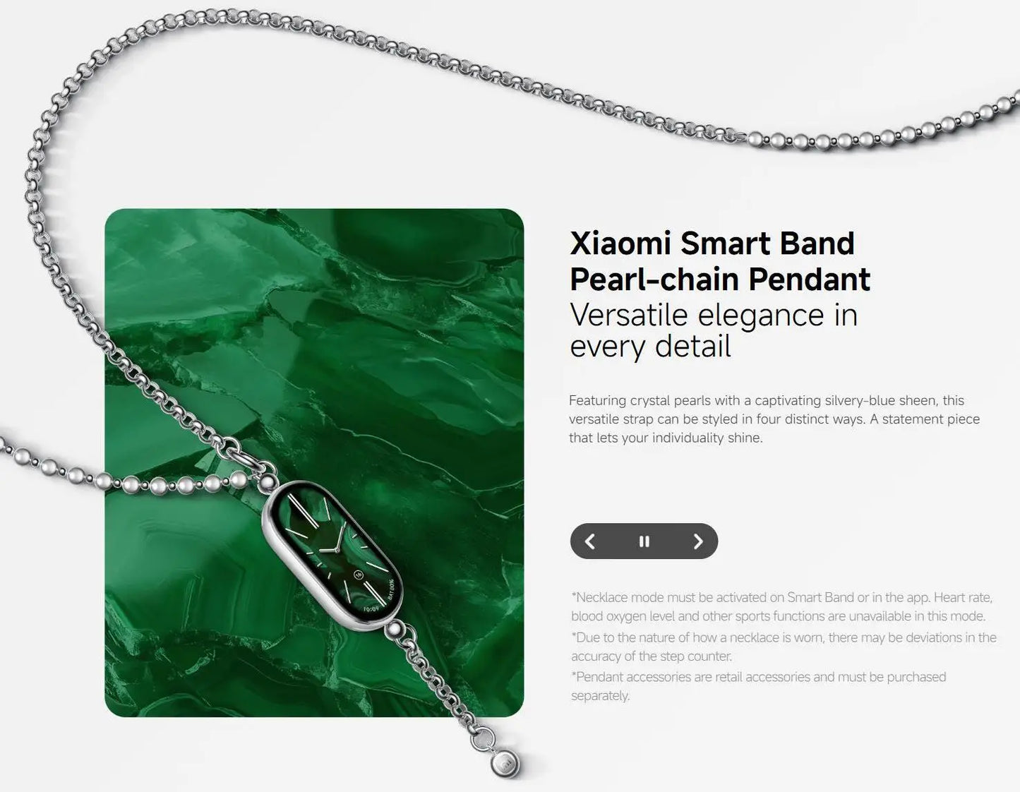 Xiaomi Mi Band 10 - Fitness Tracker con Display AMOLED 1.72" e 150+ Modalità Sport