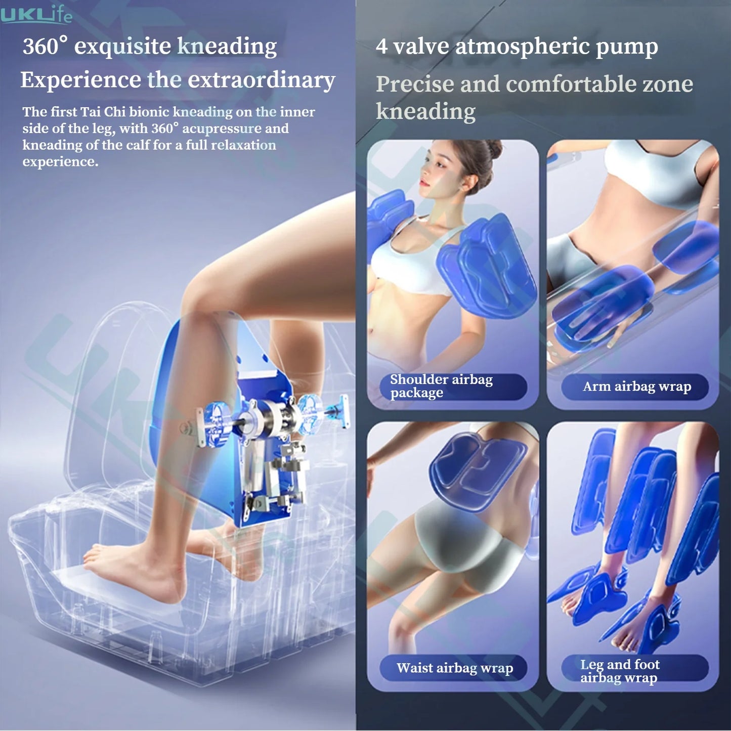 Poltrona Massaggiante 6D Zero Gravity SL Track - Controllo Vocale AI Riscaldamento Thai Stretch