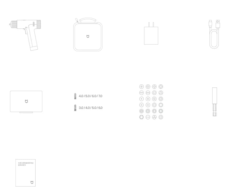 Trapano Avvitatore Elettrico Smart Xiaomi Mijia con Display Intelligente