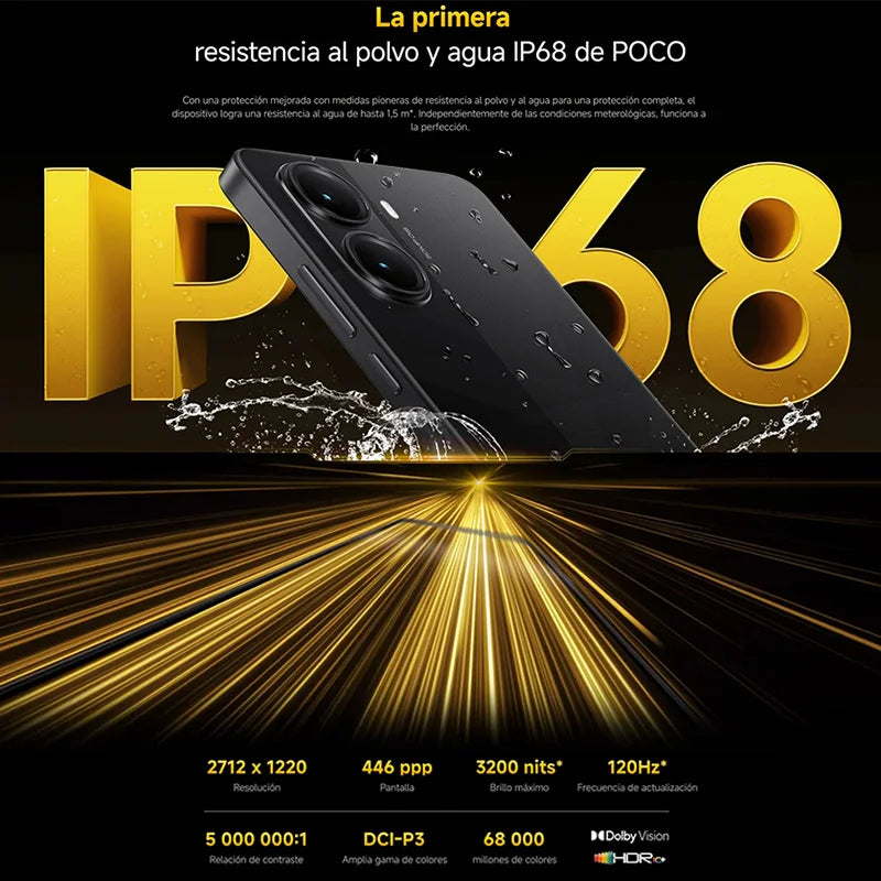 POCO X7 Pro 5G - Smartphone con Dimensity 8400-Ultra, Fotocamera 50MP, Display AMOLED 120Hz