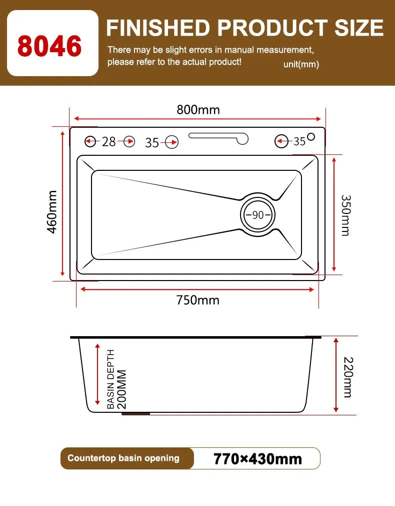 Lavello Cucina Acciaio Inox con Cascata e Display Digitale - Vasca Singola Extra Large Multifunzione
