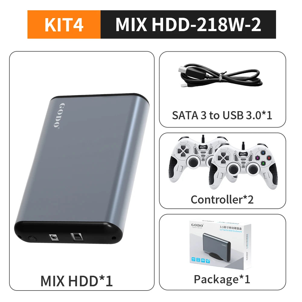 Console Retro Gaming Portatile 6TB - 65000+ Giochi 3D/AAA/Retro per PS5/PS4/PS3/PS2/Xbox/Switch