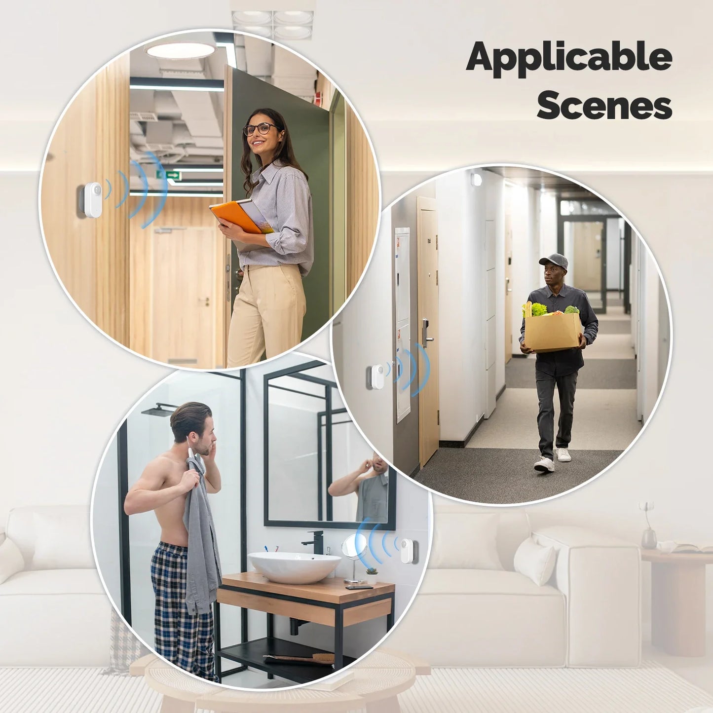 Sensore di Presenza MOES Zigbee 3.0 Radar mmWave 24GHz con PIR - Rilevamento Movimento e Presenza Statica Tuya