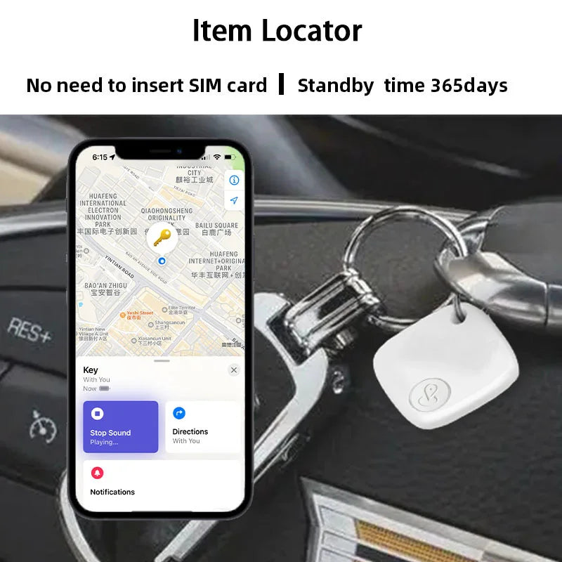 Localizzatore GPS Smart per Animali - Tracker Bluetooth Anti-Smarrimento iOS/Android