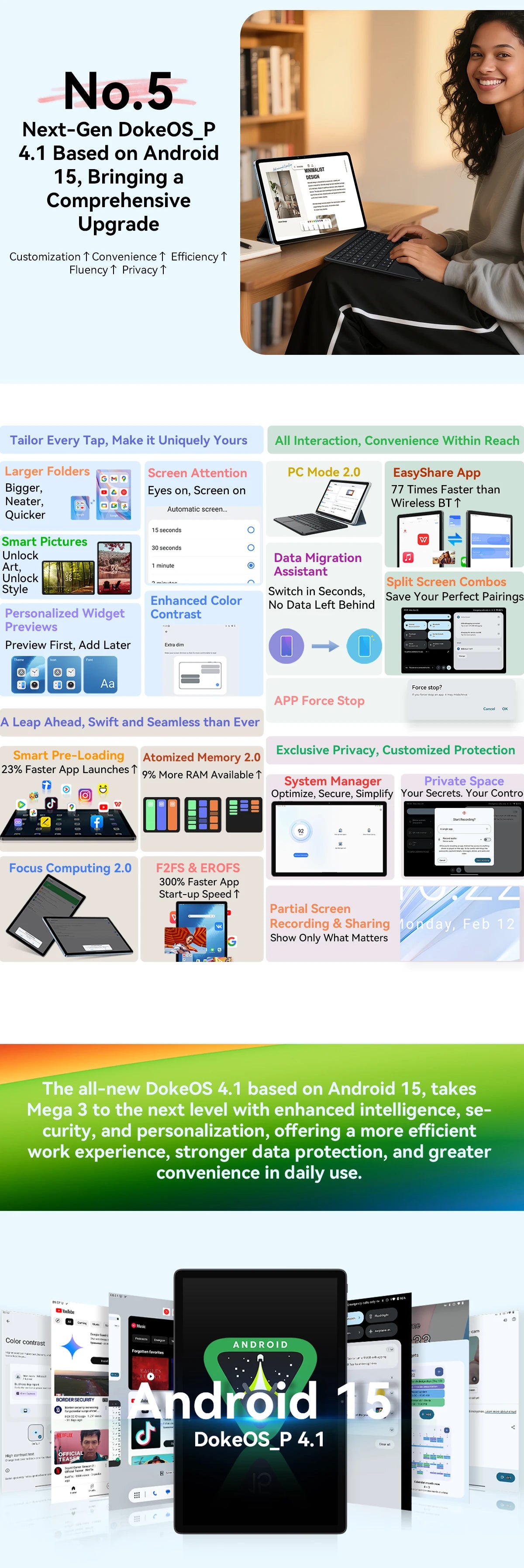 Blackview MEGA 3 Tablet 12.1" - Display 2.5K 90Hz, 12GB RAM, 256GB ROM, Android 15