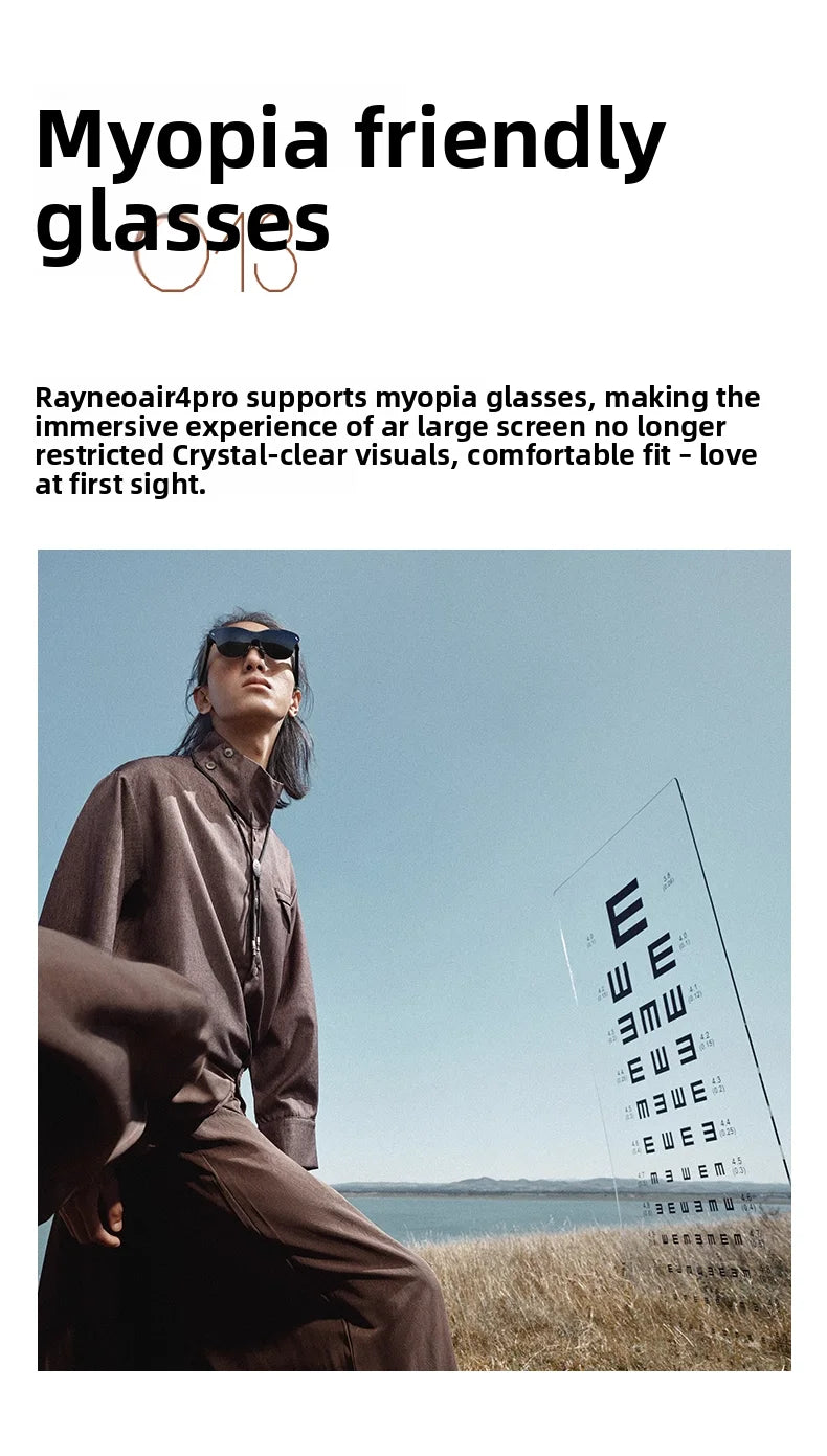 Occhiali AR TCL RayNeo Air 4 Pro - Display 135" 3D HD Cinema Privato Portatile