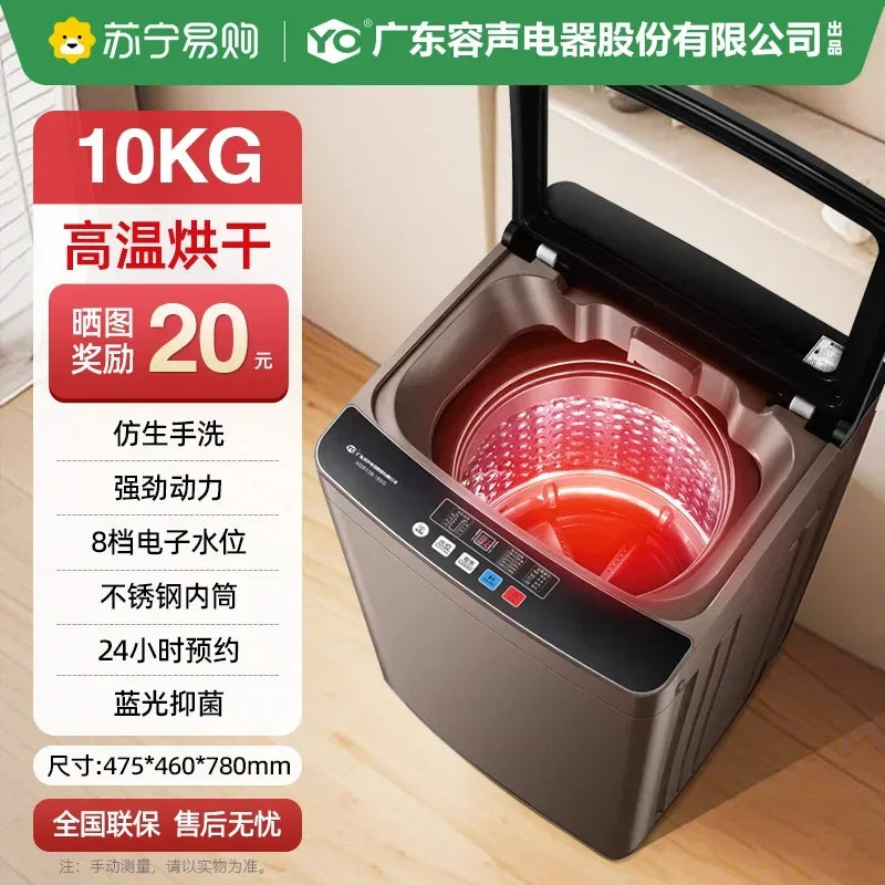 Lavatrice Automatica a Carica Dall'Alto 10-20KG - Lavaggio e Asciugatura Integrati