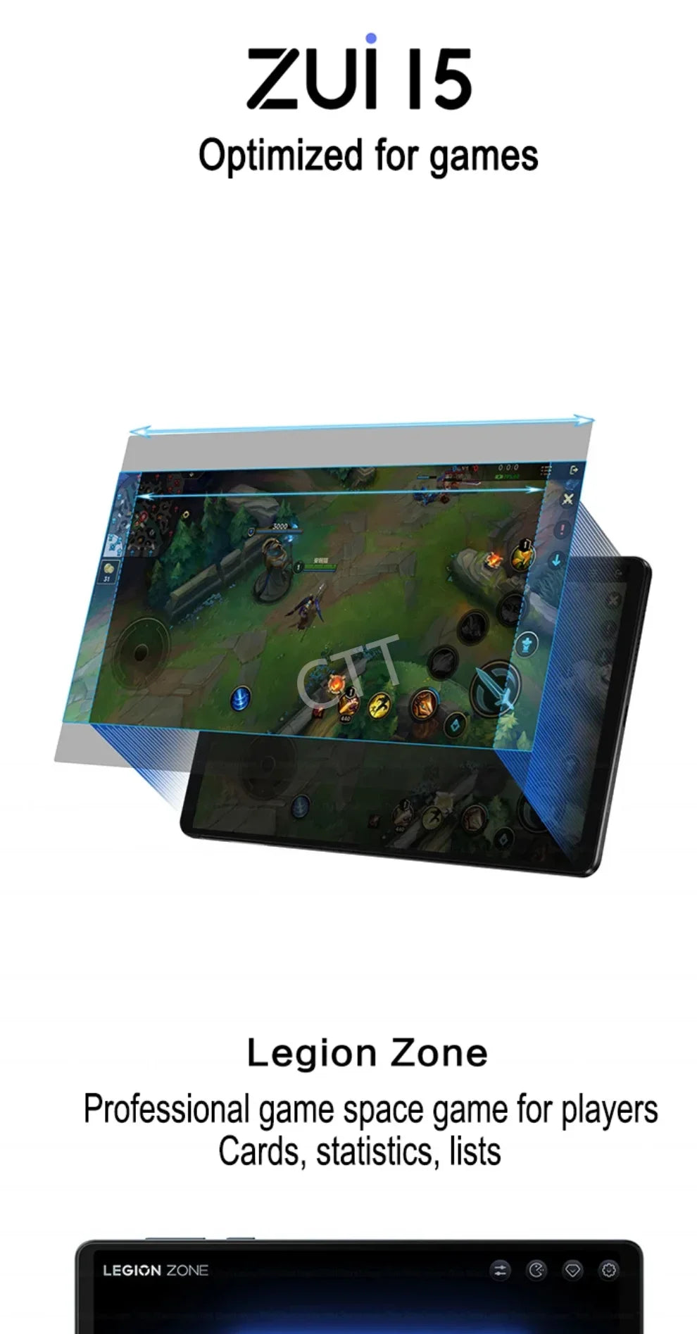 Tablet Gaming Lenovo Legion Y700 2023 - Snapdragon 8+ Gen1 Display 2K 144Hz 12GB RAM