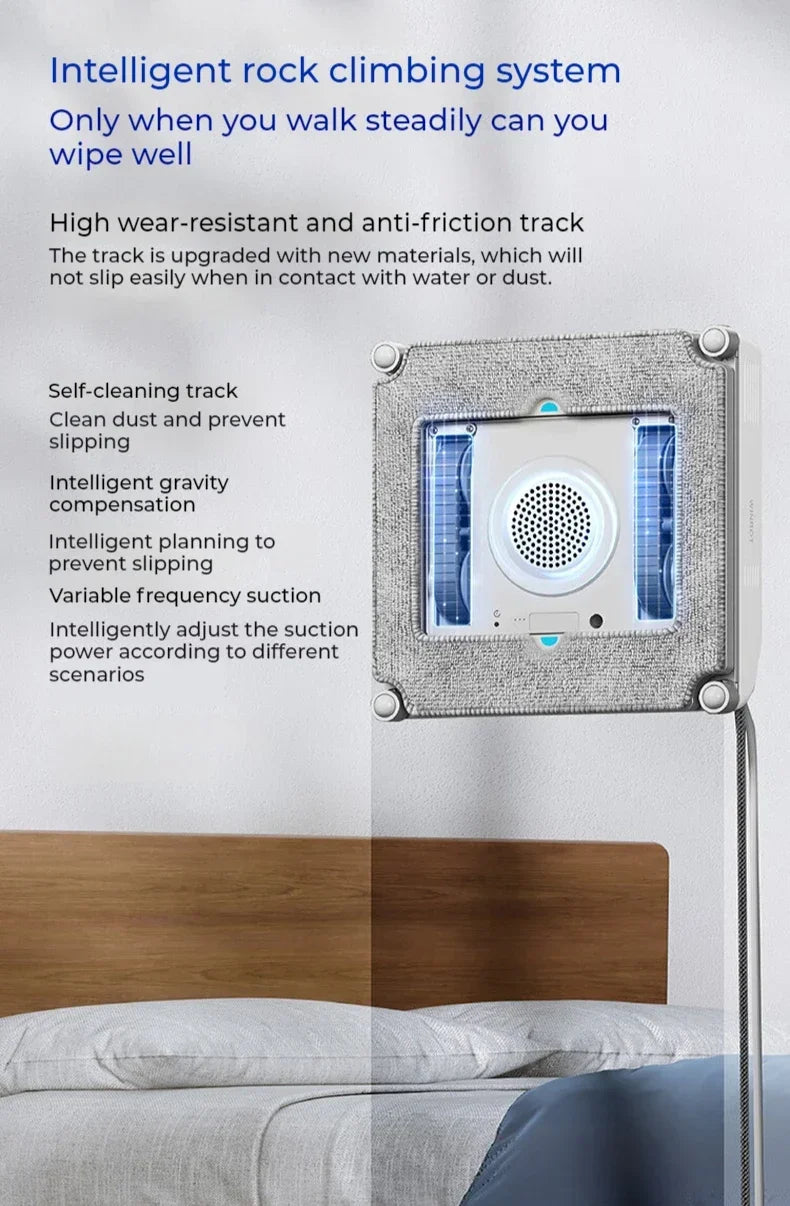 Robot Lavavetri ECOVACS WINBOT AIR MINI - Aspirazione 8000Pa per Finestre Perfette