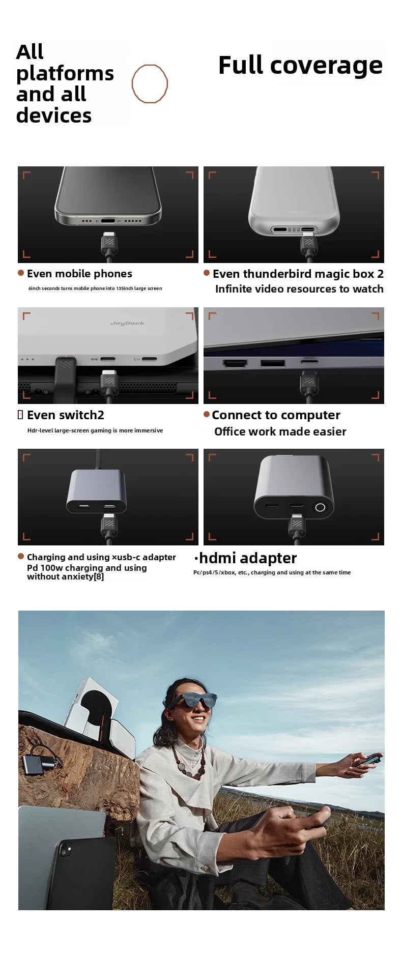 Occhiali AR TCL RayNeo Air 4 Pro - Display 135" 3D HD Cinema Privato Portatile