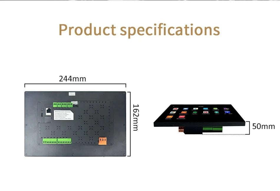 Pannello Controllo Smart Home Tuya 10" Touch Screen WiFi Zigbee Bluetooth