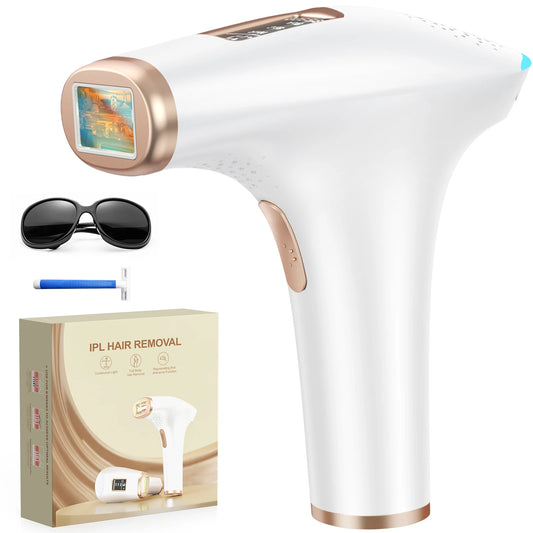 Epilatore Laser IPL Professionale 999.900 Flash 21J - Depilazione Permanente Viso Corpo Bikini