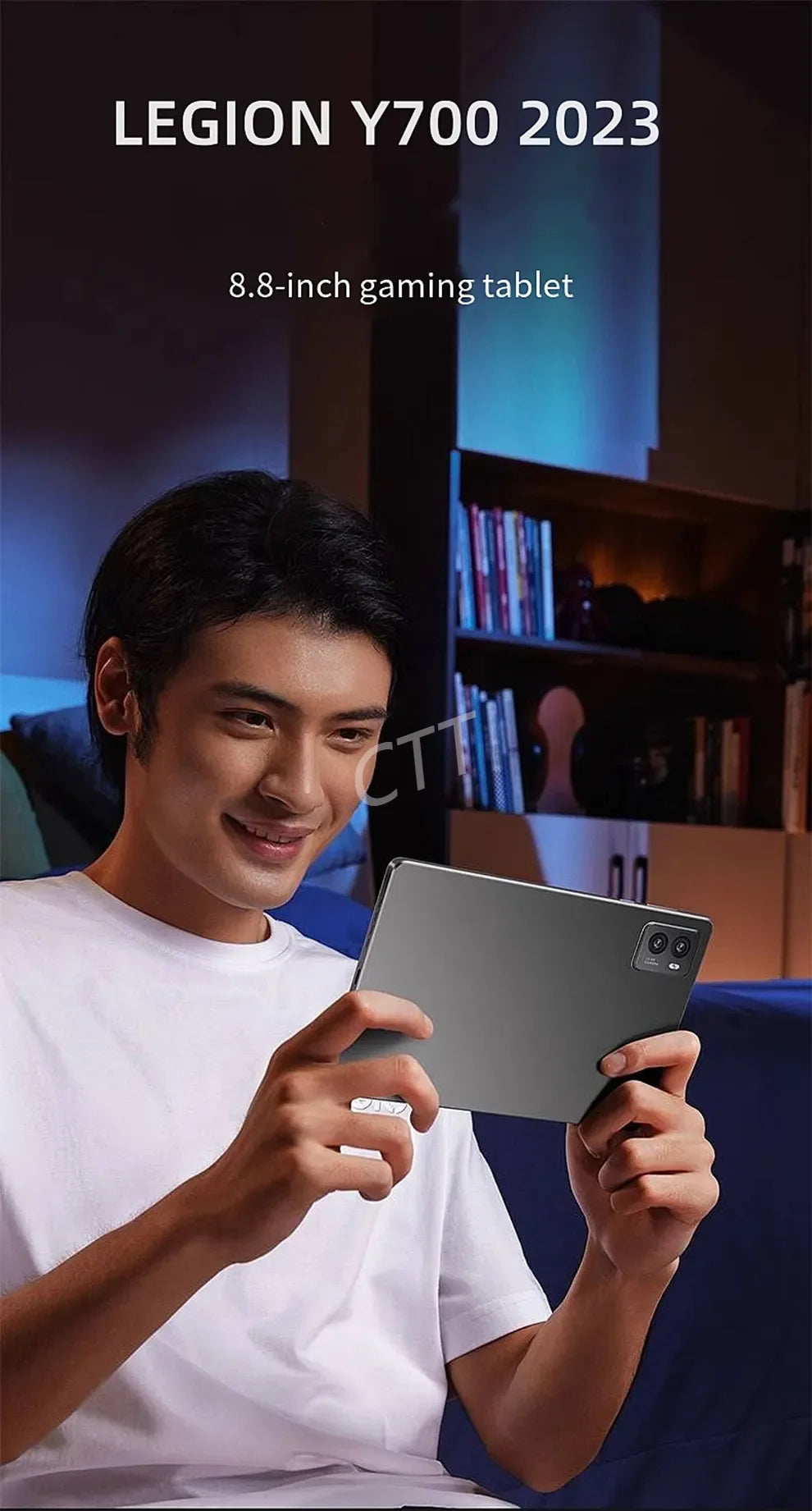 Tablet Gaming Lenovo Legion Y700 2023 - Snapdragon 8+ Gen1 Display 2K 144Hz 12GB RAM