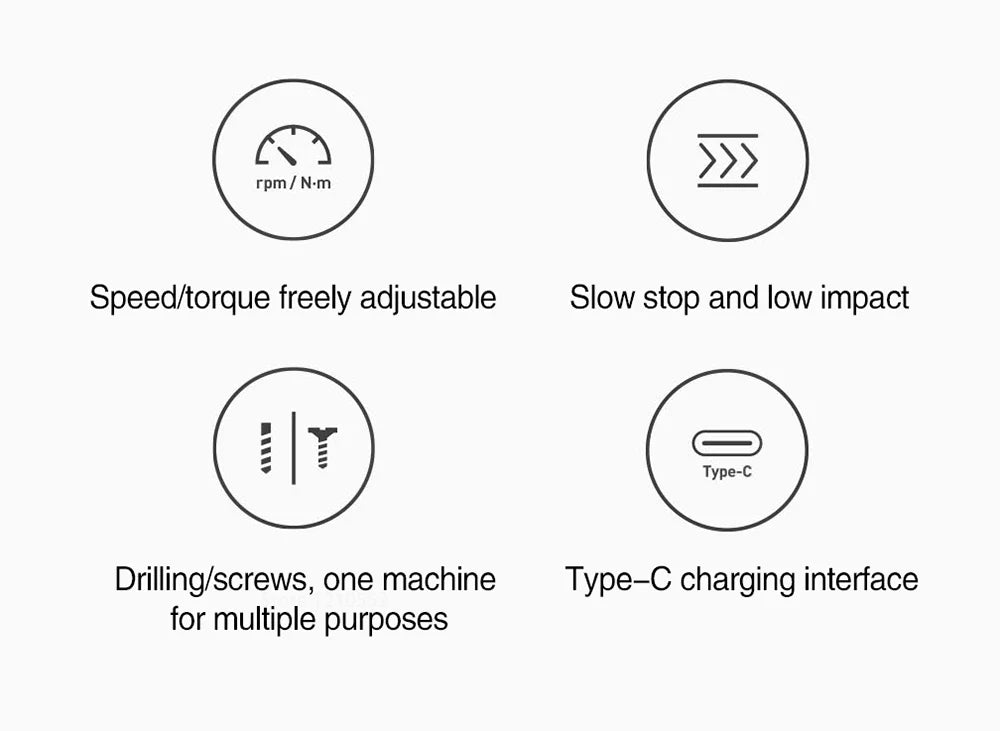 Trapano Avvitatore Elettrico Smart Xiaomi Mijia con Display Intelligente