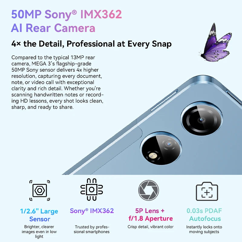 Blackview MEGA 3 Tablet 12.1" - Display 2.5K 90Hz, 12GB RAM, 256GB ROM, Android 15