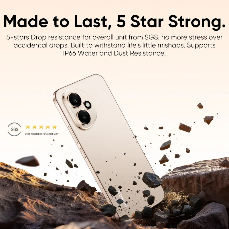 HONOR 400 5G Smartphone - Batteria 6000mAh, Ricarica Rapida 80W, Display AMOLED 120Hz 6.55'', Snapdragon 7 Gen 3