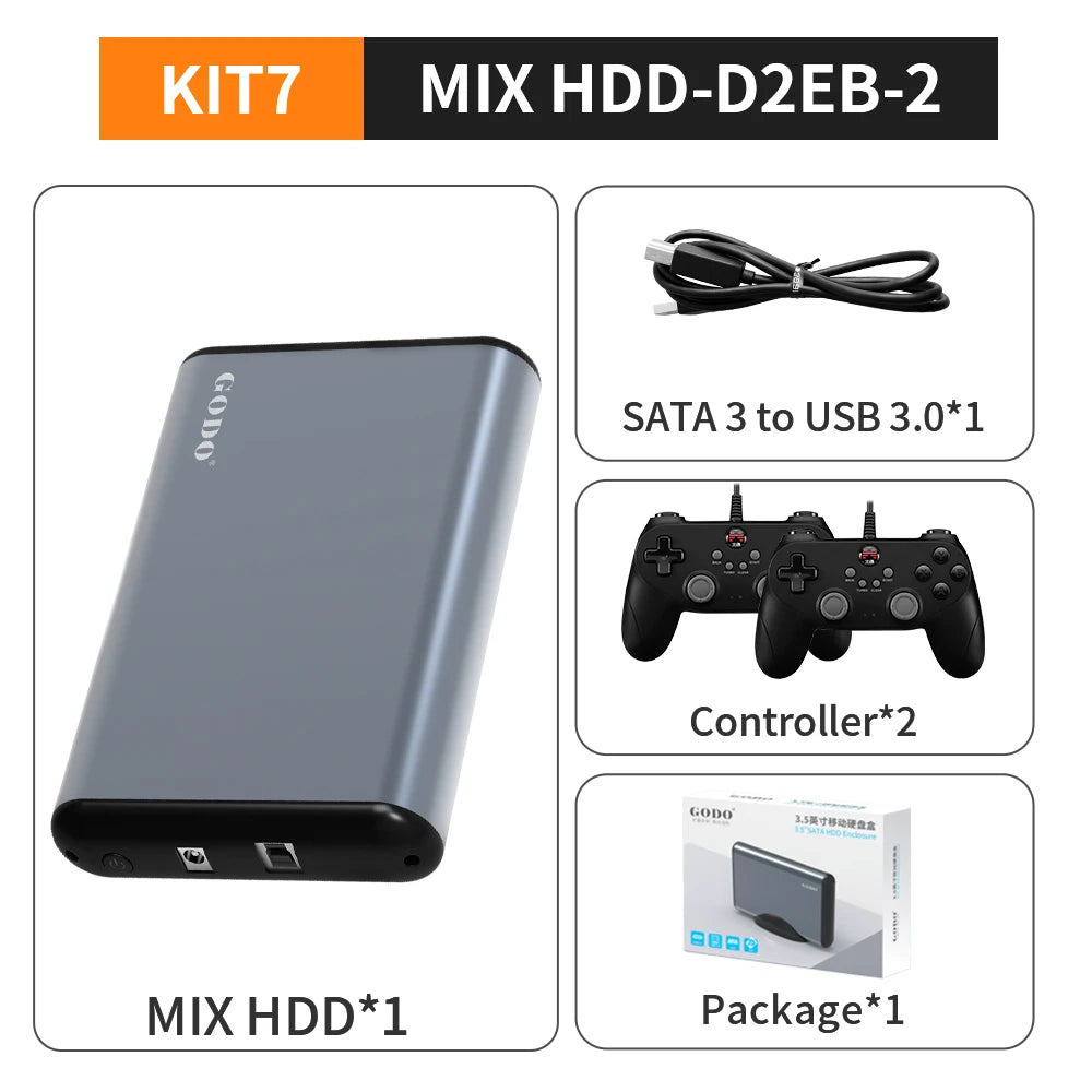 Console Retro Gaming Portatile 6TB - 65000+ Giochi 3D/AAA/Retro per PS5/PS4/PS3/PS2/Xbox/Switch