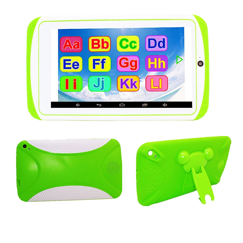 Tablet per Bambini Android 10.0 E98 7" - 1GB RAM 16GB ROM con Custodia Silicone e Doppia Fotocamera