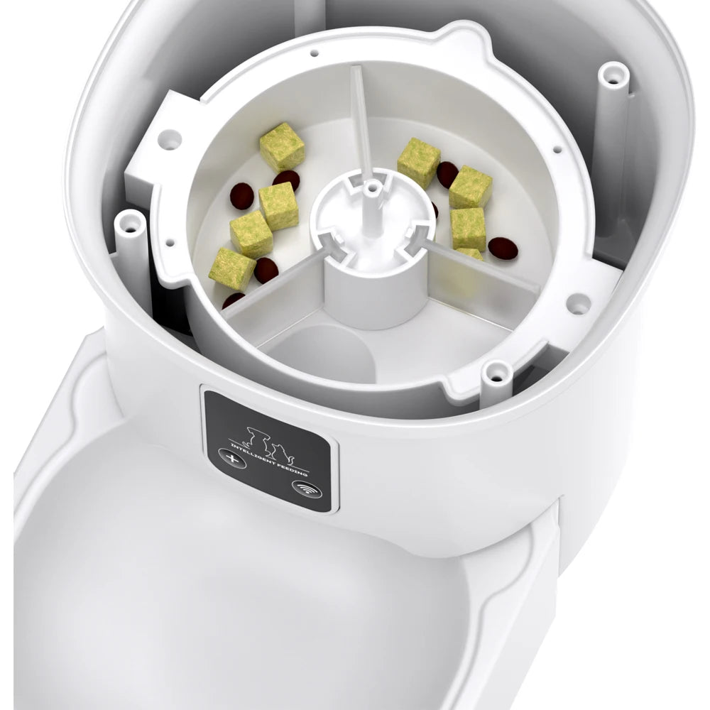 Distributore Automatico Cibo per Gatti e Cani WiFi 4L - Programmabile con App e Timer