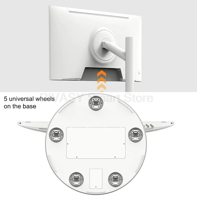 Touch Screen 32" Android Smart TV – Batteria 10000mAh, 8+128G, UHD 4K, Monitor Rotabile