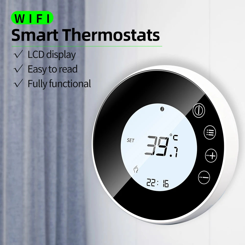 Termostato Smart WiFi X7 16A per Riscaldamento a Pavimento con Controllo App