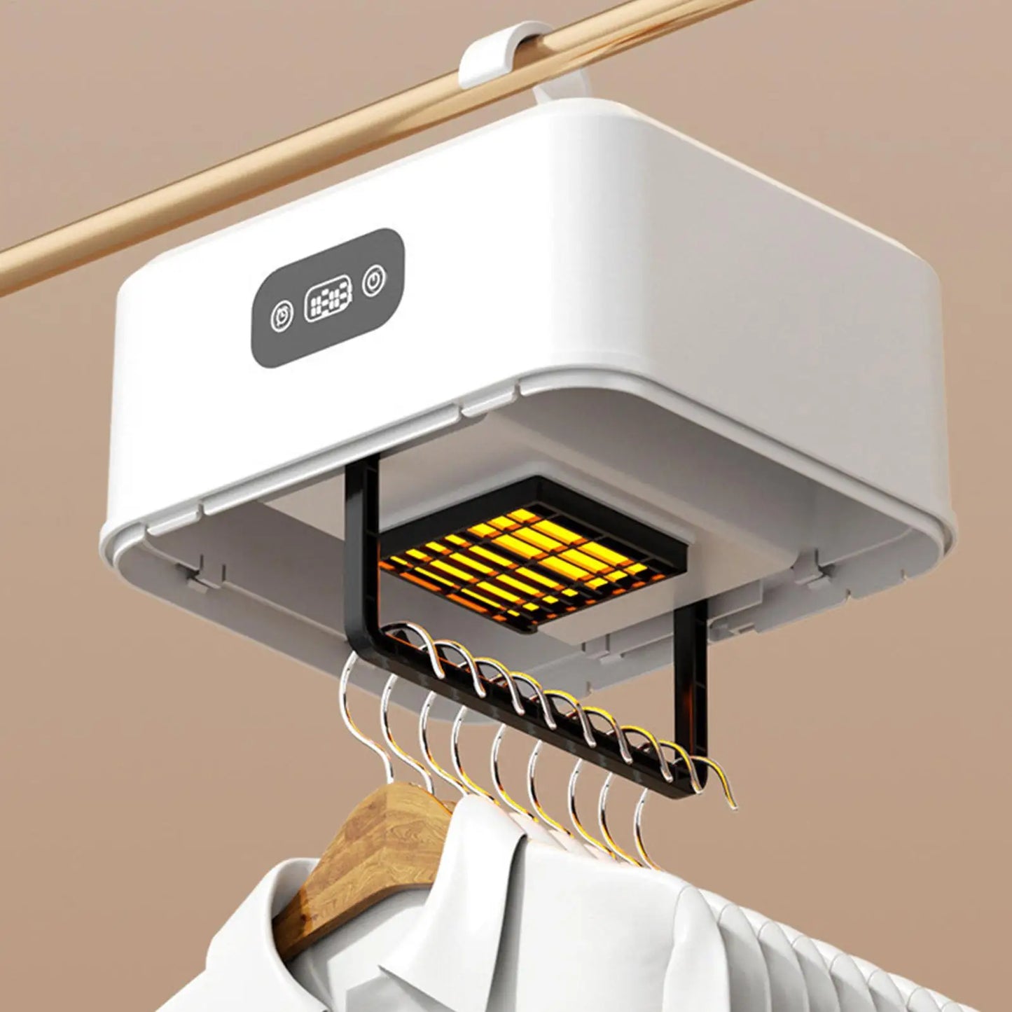 Stendibiancheria Elettrico Portatile Salvaspazio Multifunzionale per Asciugatura Rapida Biancheria