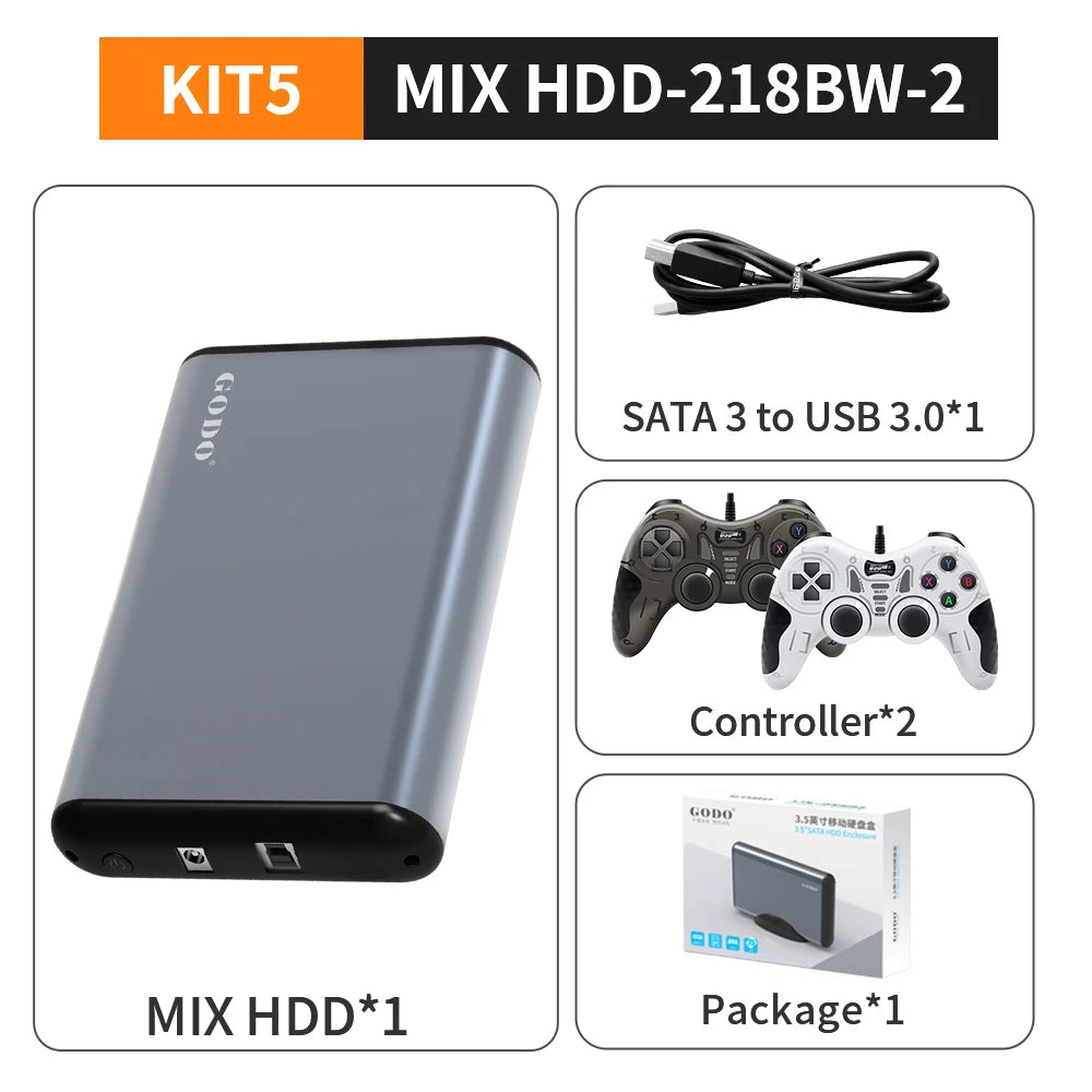 Console Retro Gaming Portatile 6TB - 65000+ Giochi 3D/AAA/Retro per PS5/PS4/PS3/PS2/Xbox/Switch