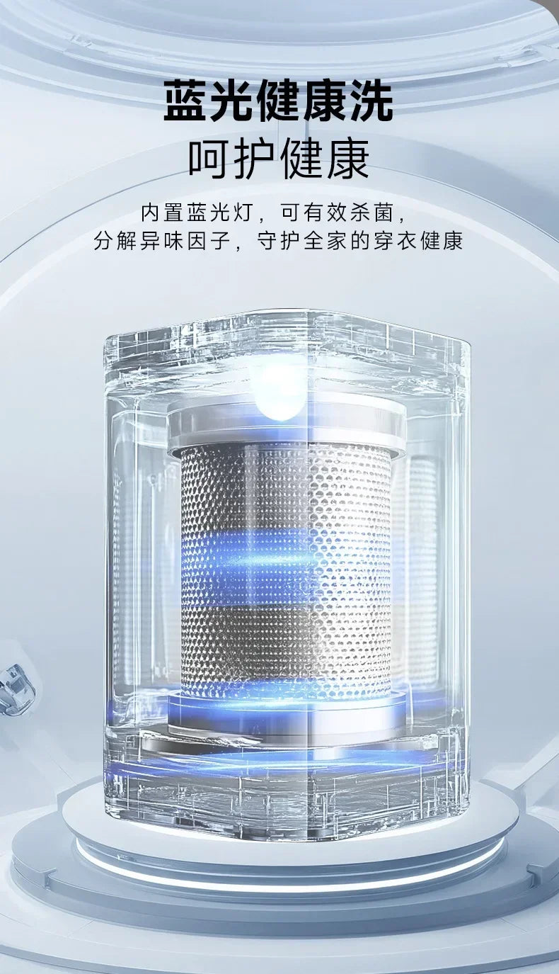 Lavatrice Automatica a Carica Dall'Alto 10-20KG - Lavaggio e Asciugatura Integrati