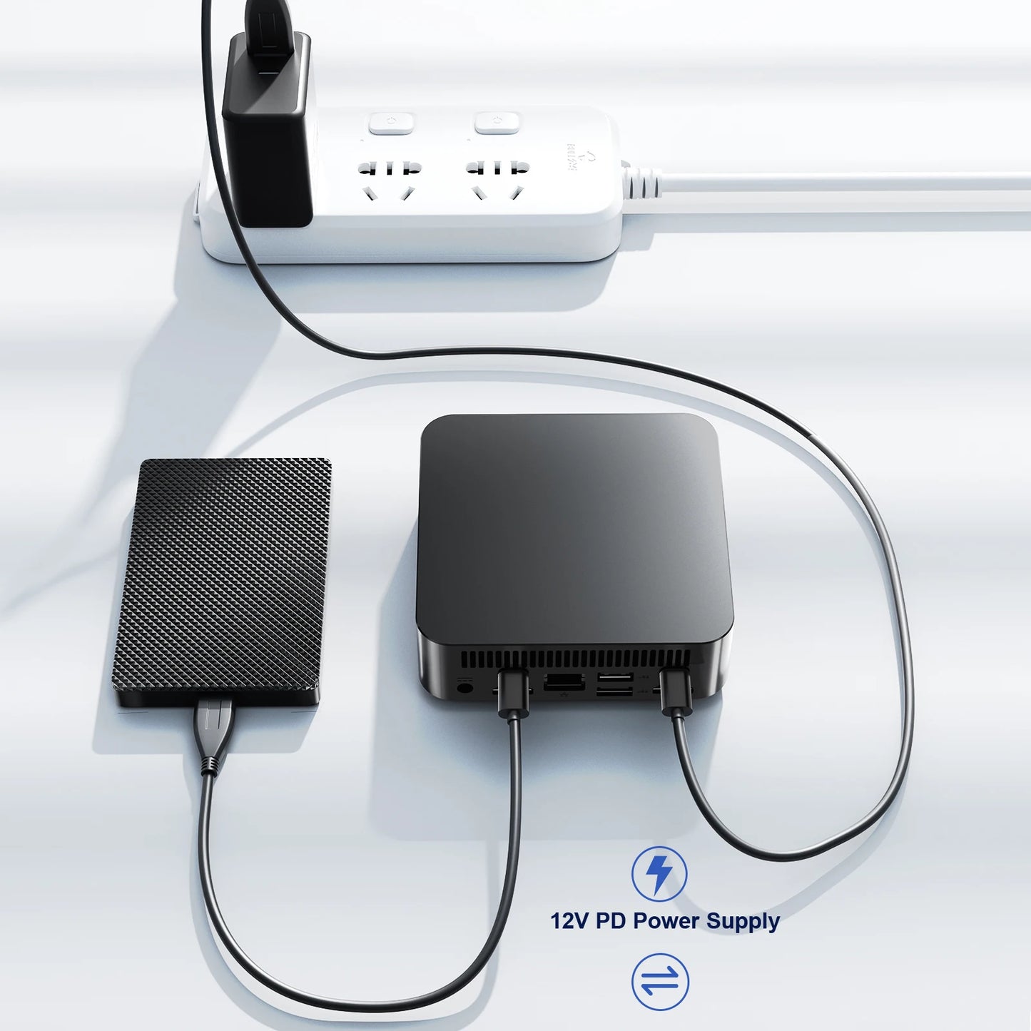 Mini PC Intel Core i9 - Computer Desktop Compatto Windows 11 con WiFi6 e SSD NVMe 1TB