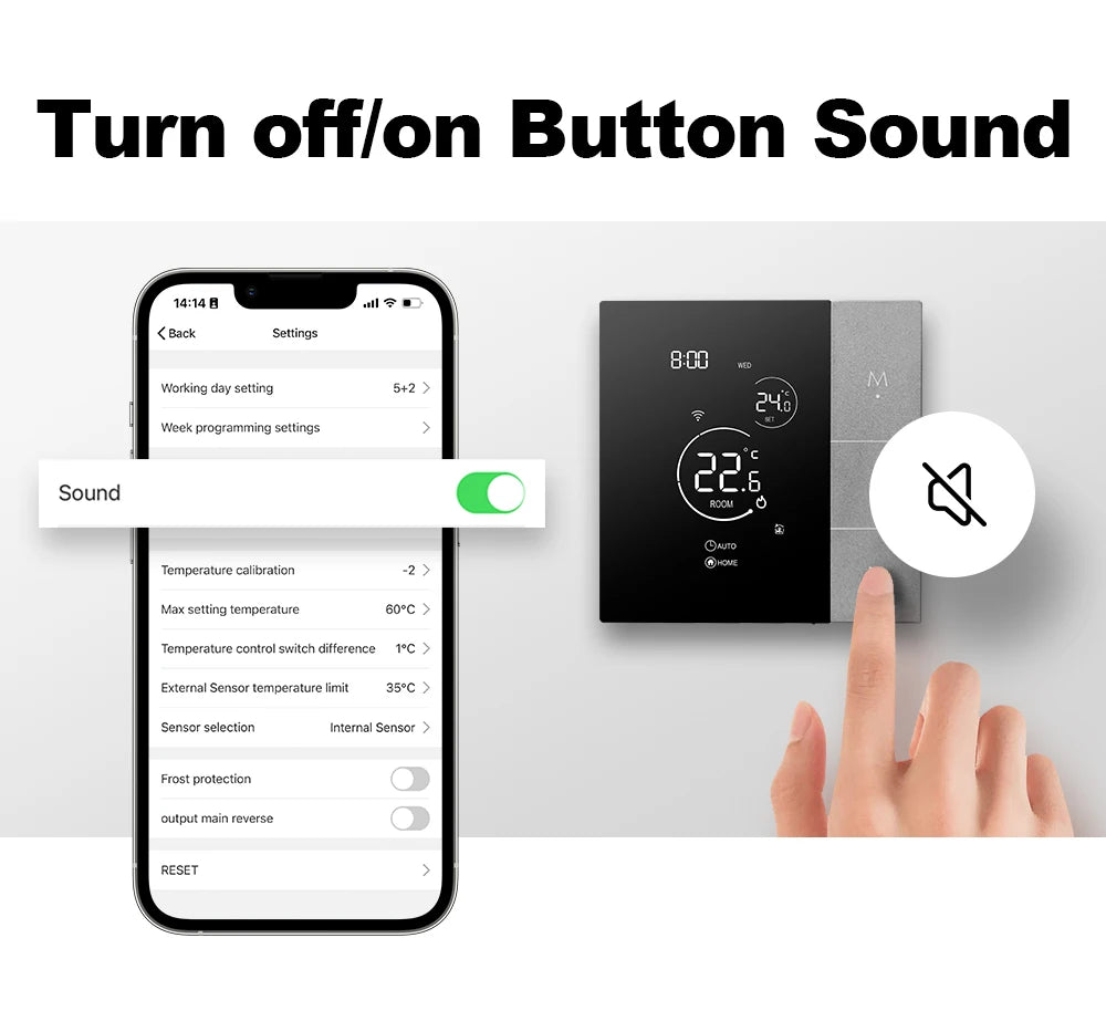 Termostato WiFi Smart Tuya per Caldaia e Riscaldamento - Controllo Temperatura Alexa Google Home