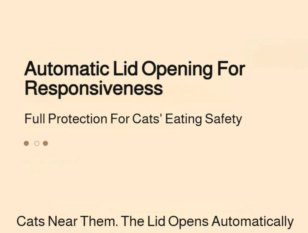 Ciotola Smart con Sensore Automatico per Cani e Gatti - Dispenser Intelligente