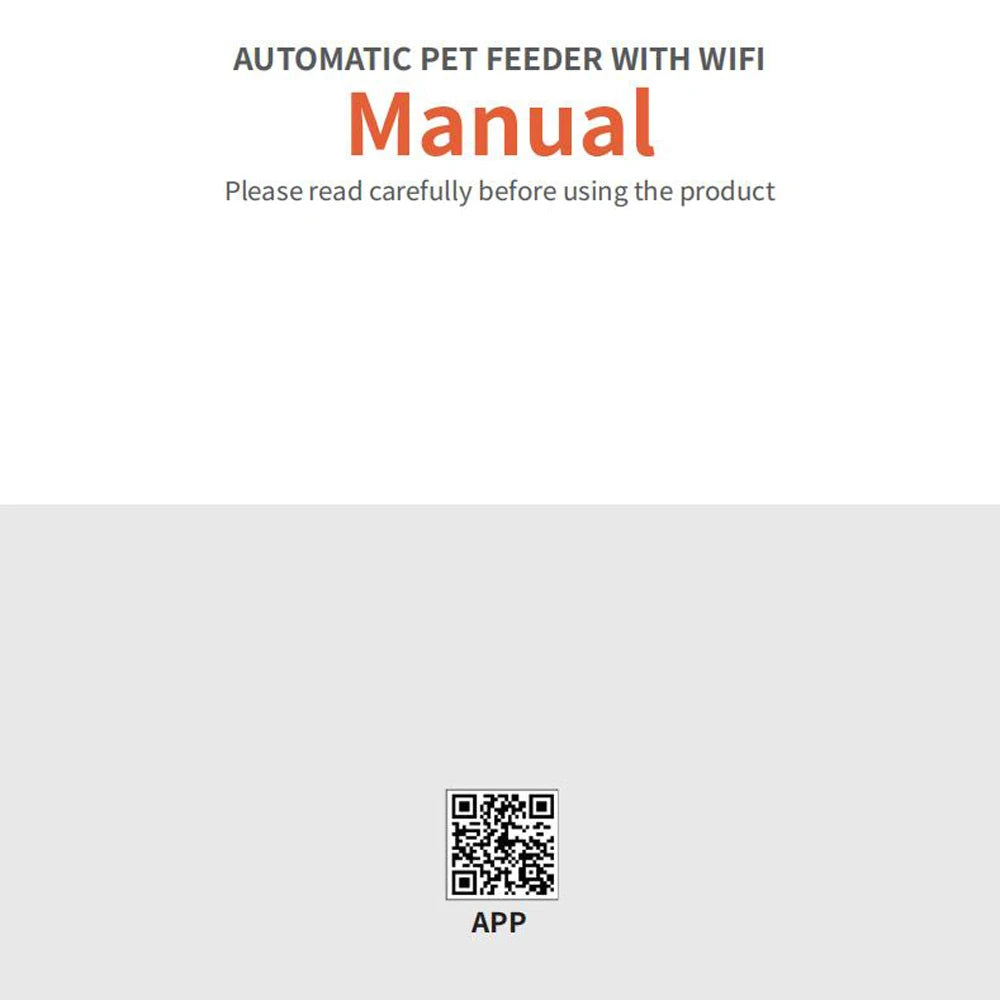 Dispenser Automatico Smart Tuya per Cani e Gatti - Alimentazione Remota via App