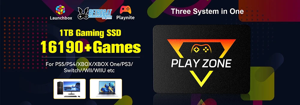 Console Retro Gaming Portatile 6TB - 65000+ Giochi 3D/AAA/Retro per PS5/PS4/PS3/PS2/Xbox/Switch