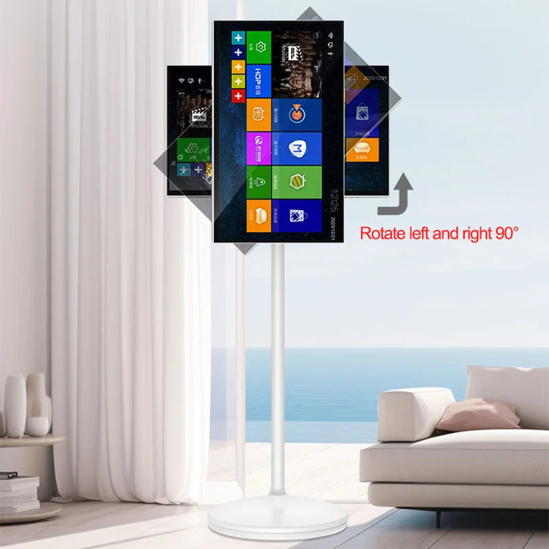 Touch Screen 32" Android Smart TV – Batteria 10000mAh, 8+128G, UHD 4K, Monitor Rotabile