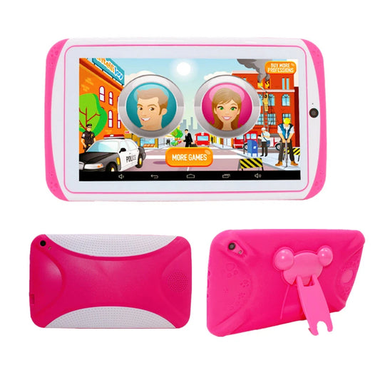 Tablet per Bambini Android 10.0 E98 7" - 1GB RAM 16GB ROM con Custodia Silicone e Doppia Fotocamera